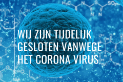 Sluiting praktijk wegens corona virus..